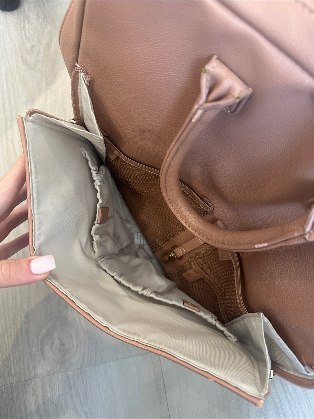 Ayia & Co The Ayla Tan Diaper Bag - Picture 10 of 12